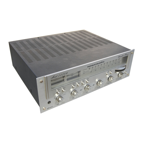 Marantz 2226B Handbook Of Instructions