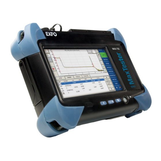 EXFO MAX-700 User Manual