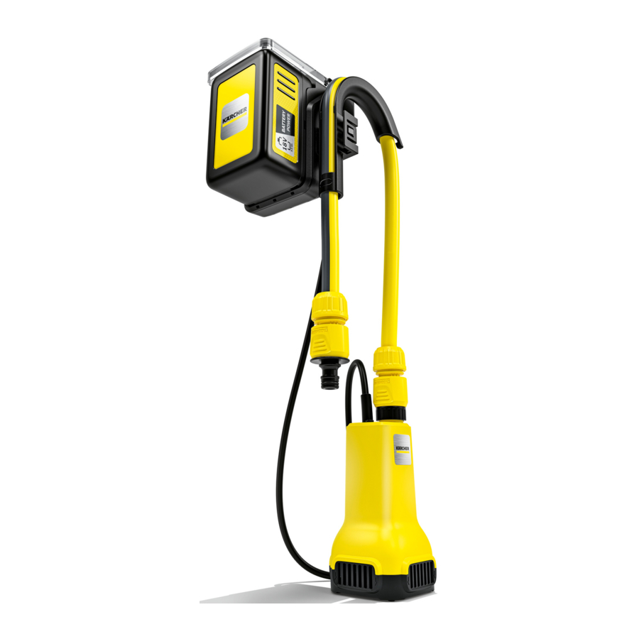 Kärcher BP 2.000-18 Barrel - Pump Manual