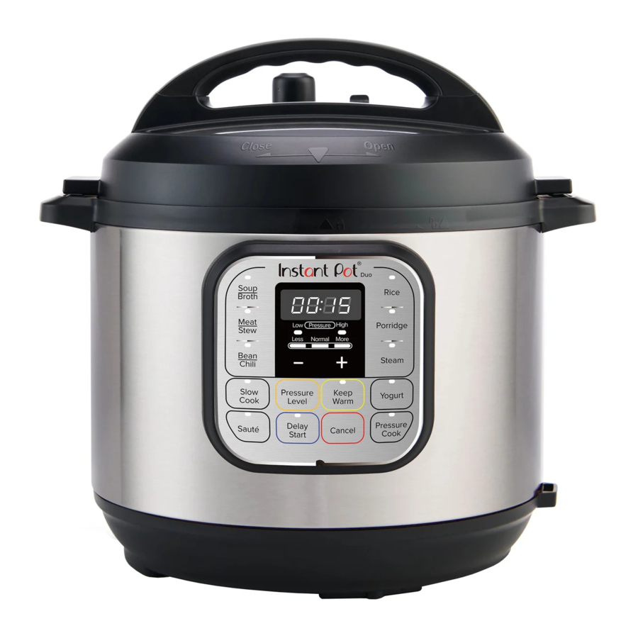 Instant Pot Duo Mini, Duo 60, Duo 80 - Pressure Cooker Manual