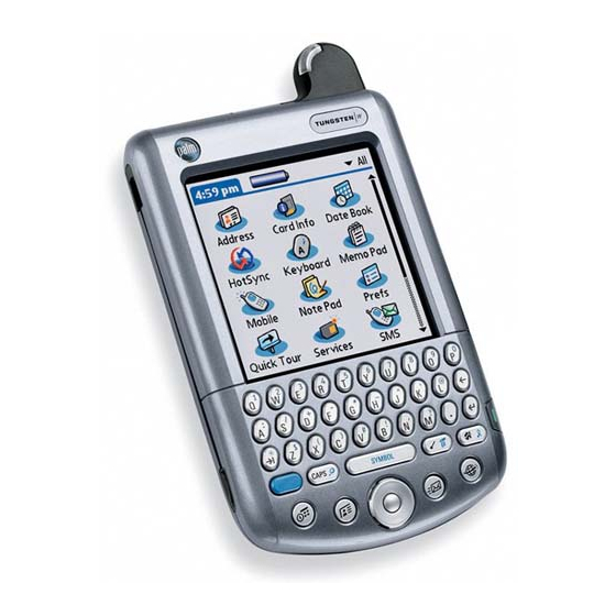Palm P80505RGRS - Tungsten W Smartphone Handbook