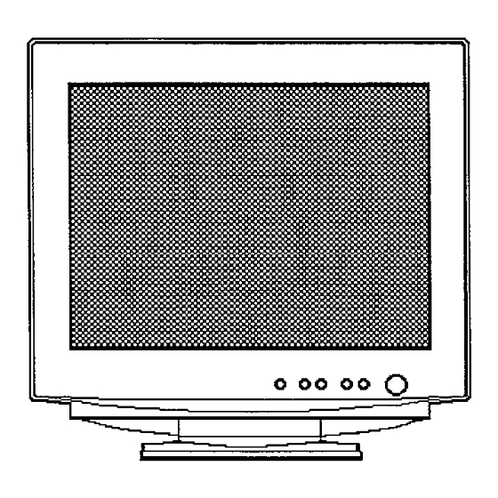 User Manuals: Hitachi CM776ET CRT Monitor