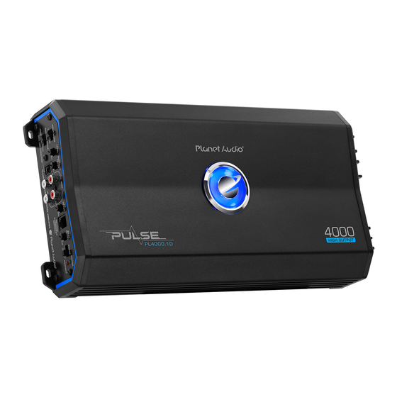 Planet Audio PL3000.1D User Manual