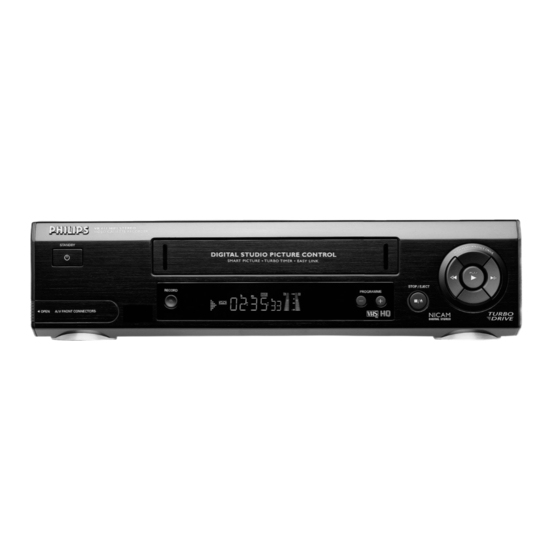 Philips VR 617/07 Operating Instructions Manual