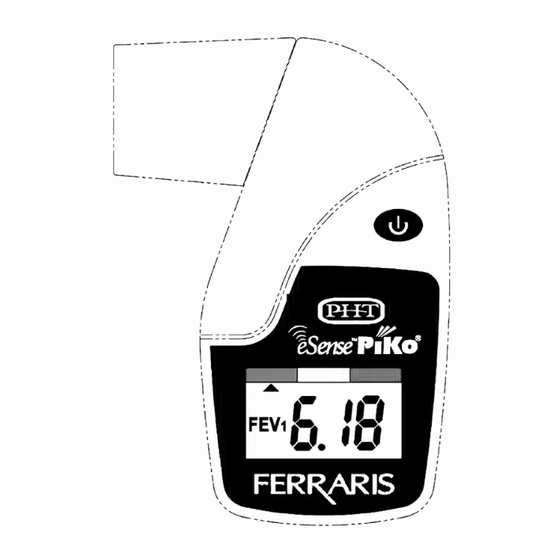 Ferraris Respiratory eSense PiKo User Manual