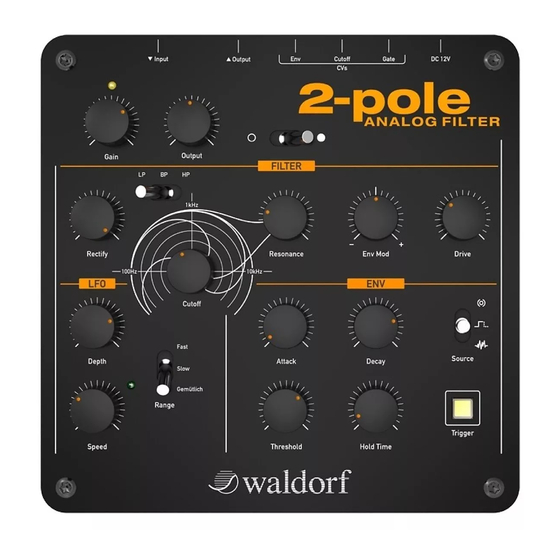 Waldorf 2-pole User Manual