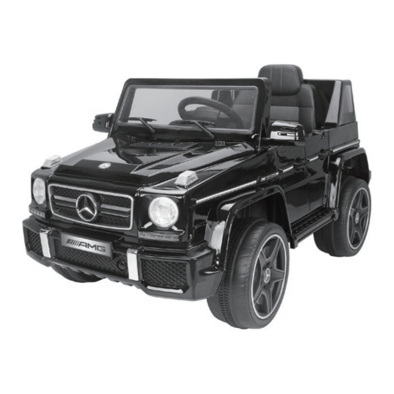 Mercedes-Benz G63 AMG Owner's Manual With Assembly Instructions