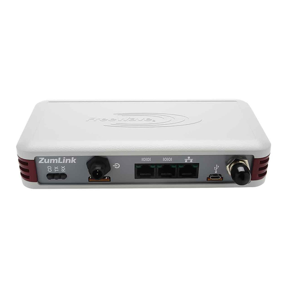 FreeWave ZumLink Z9-PE Quick Start Manual