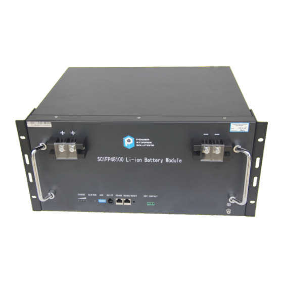 Power Storage Solutions SCIFP48100 Manuals