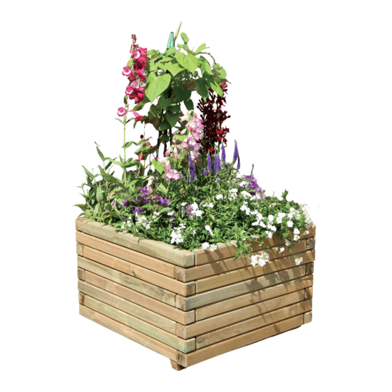 Zest 4 Leisure Rossett Square Planter Assembly Instructions