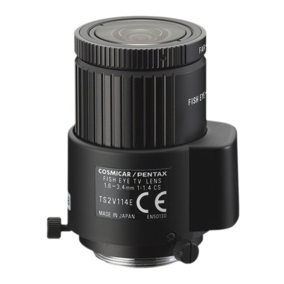 Pentax TS2V114E Operating Instructions