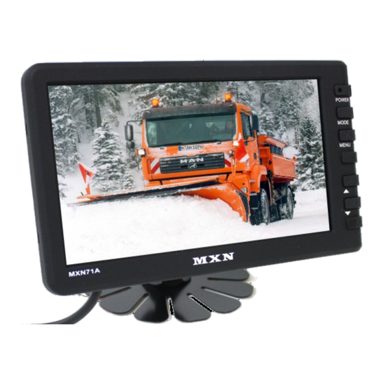 MXN MXN71A Owner's Manual