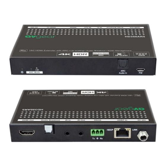 AVGear AVG-HD350AR12 User Manual