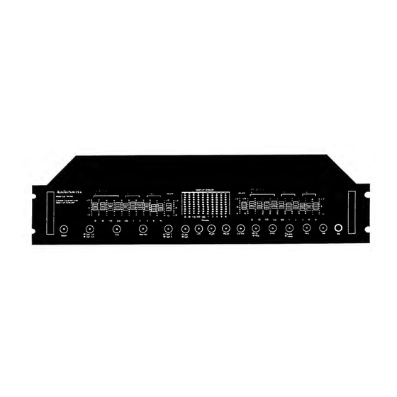 AudioSource EQ TWELVE Owner's Manual