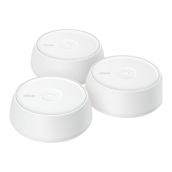 TP-Link deco BE5000 User Manual