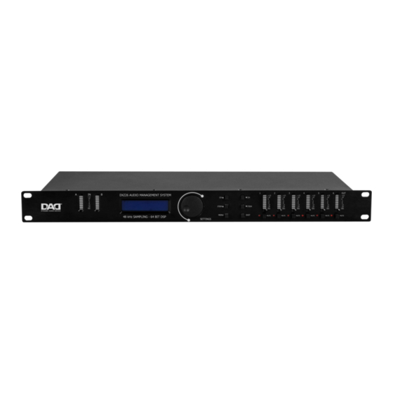 DAD DXZ Series User Manual