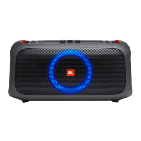 JBL Partybox On-The-Go Manuals