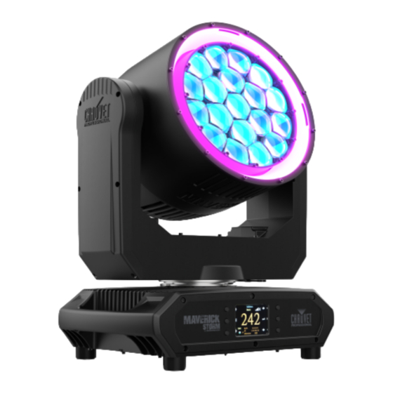 Chauvet Professional Maverick Storm 2 BeamWash Quick Reference Manual