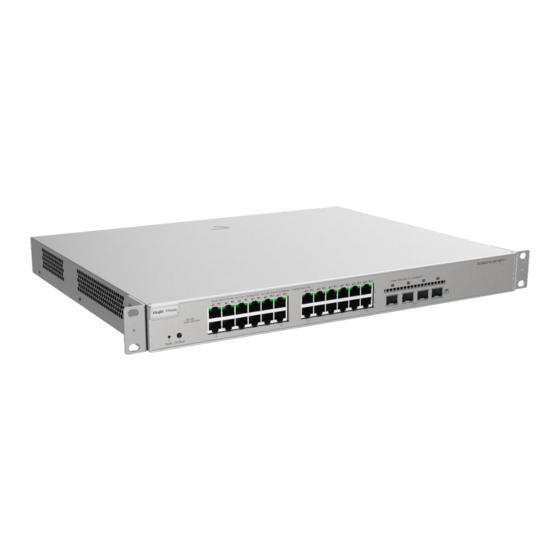Ruijie Reyee RG-NBS5100-24GT4SFP-P Hardware  Installation And Reference Manual