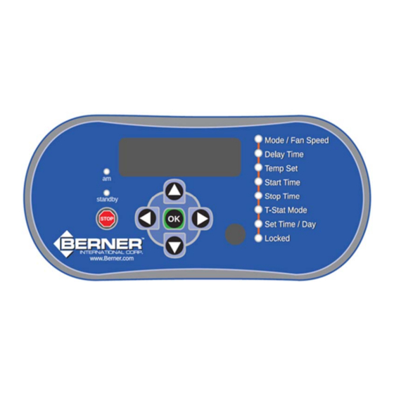 Berner Intelliswitch Gen3C Instruction Manual