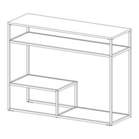 Walker Edison FSIL2K Assembly Instructions Manual
