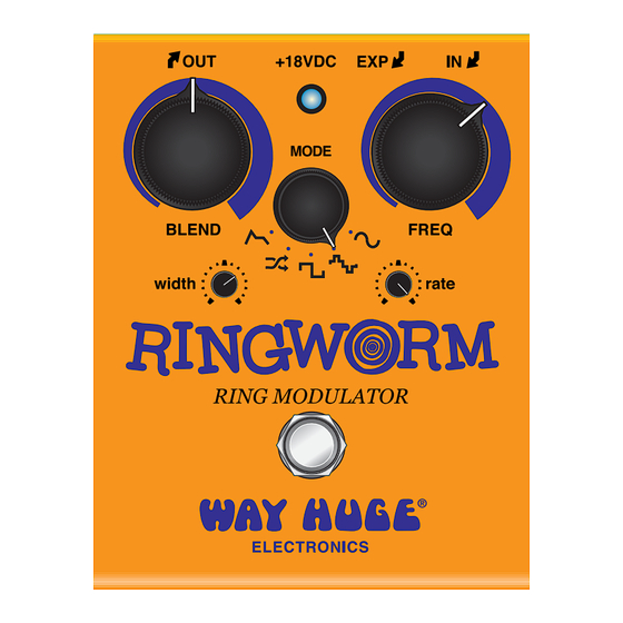 Way Huge RingWorm Instruction Manual