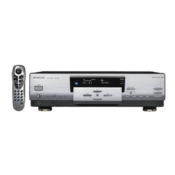 Kenwood DVF-5010 Service Manual