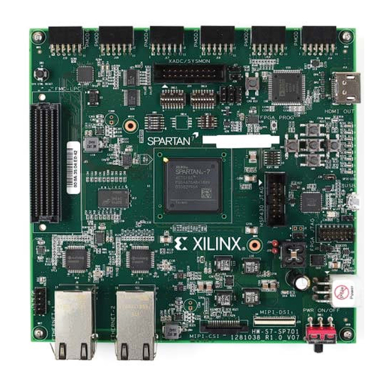 Xilinx Spartan-7 SP701 Quick Start Manual