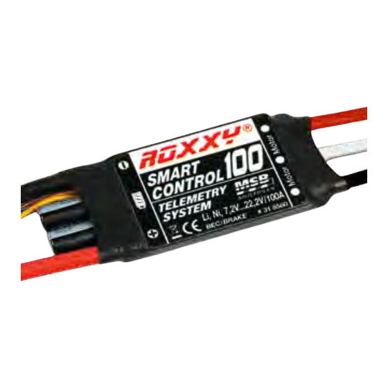Multiplex ROXXY MSB 45A Operating Instructions Manual