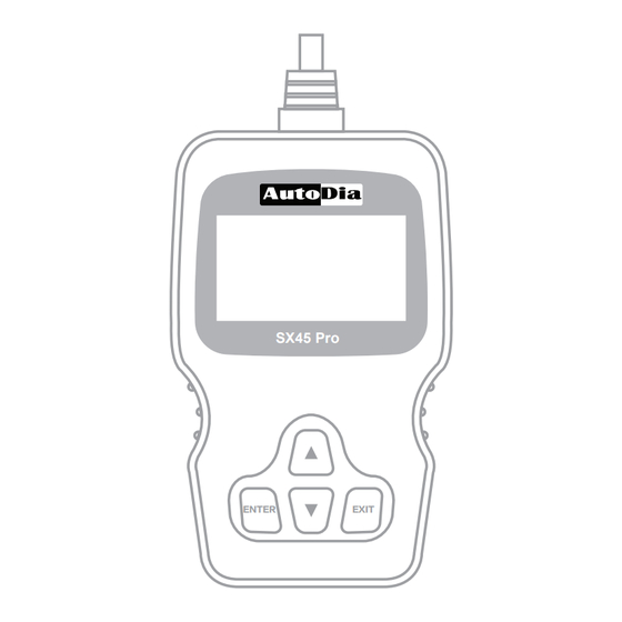 AutoDia SX45 Manual