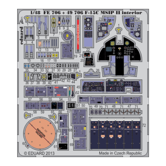 Eduard FE706 Manual