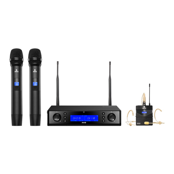 User Manuals: Harman AKG CMS380 Microphone System