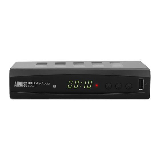 August DVB482 Setup Manual