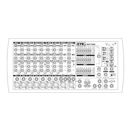 STK Professional Audio VM-11T DRV Manuals