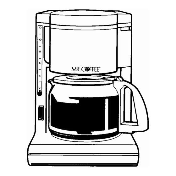 Mr. Coffee AD10 AND AD12 Operating Instructions Manual