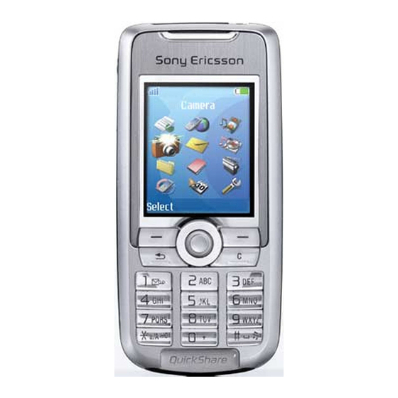 Sony Ericsson K700i User Manual