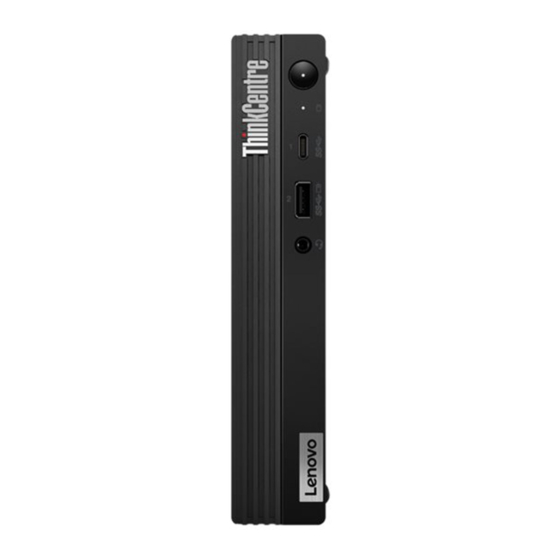 Lenovo ThinkCentre M75q Gen 2 Setup Manual