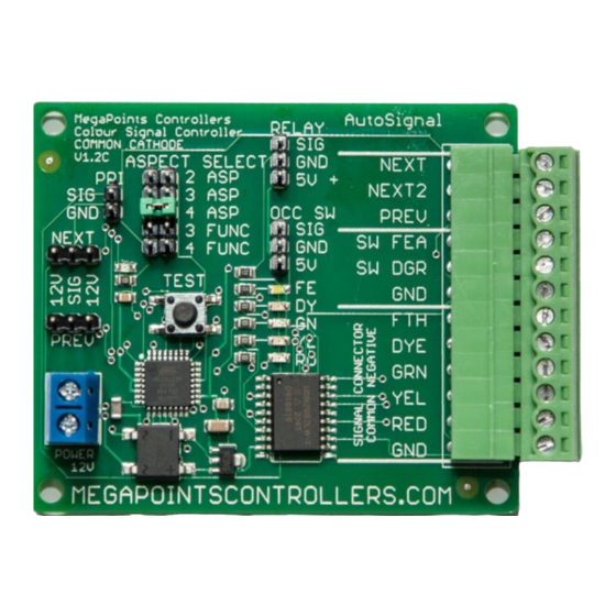 MegaPoints Controllers AutoSignal Manuals