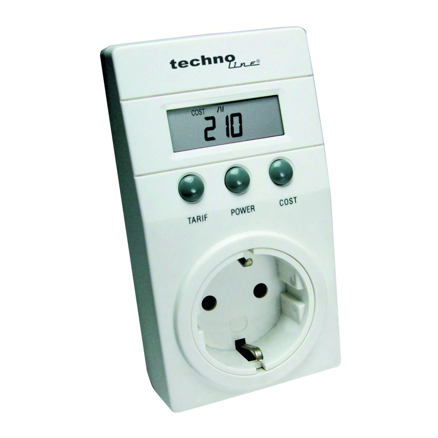 Technoline Cost Control - Power Consumption Monitor Manual