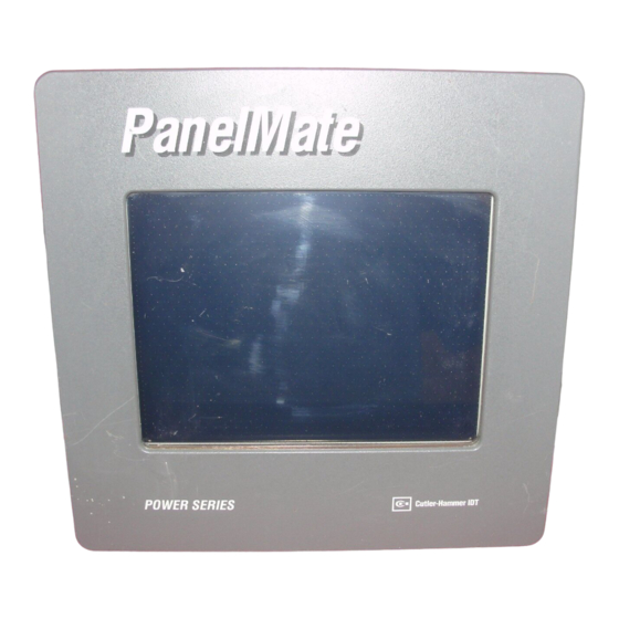 Eaton Cutler-Hammer PanelMate 3000 Series Manual