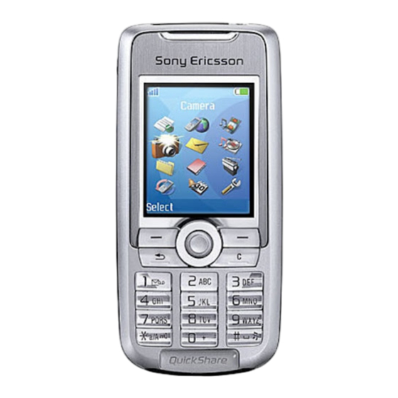 Sony Ericsson K700i User Manual