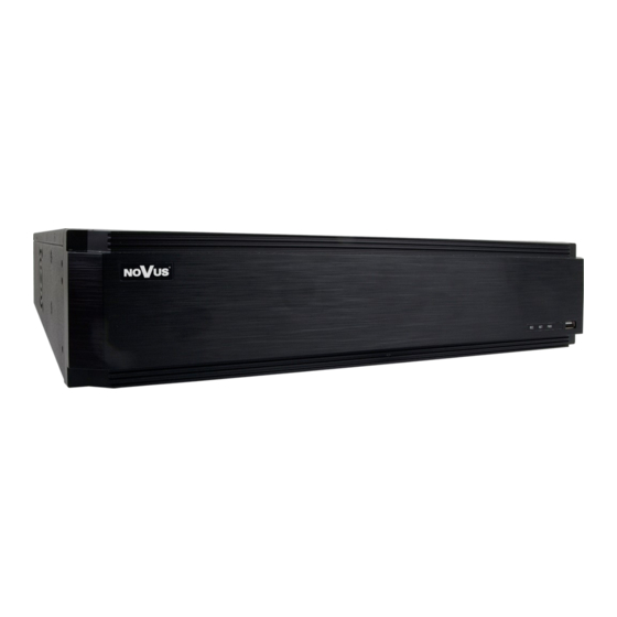 Novus NVR-6332-H8/FR-II Quick Start Manual