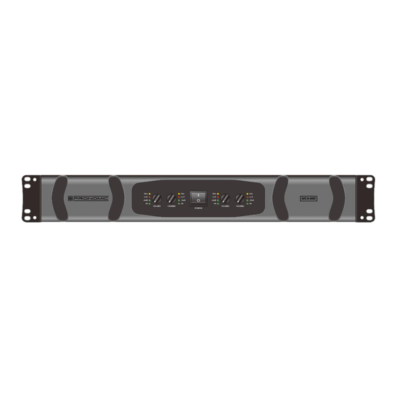 Pronomic MC4-600 Instruction Manual