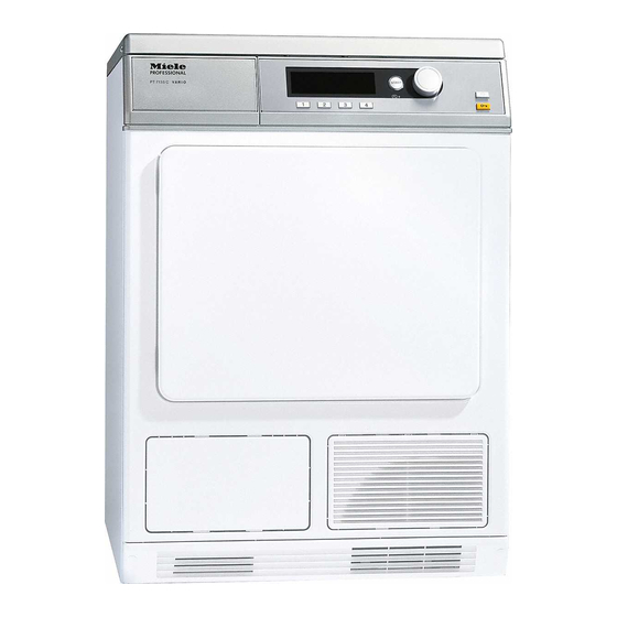 Miele PT 7135 C Vario Instructions Manual