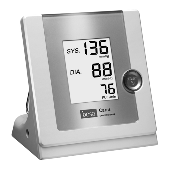 boso Carat CA01 User Instructions
