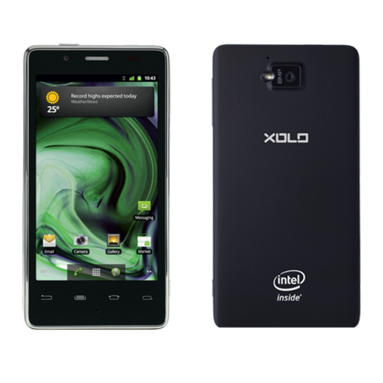 Lava Xolo X900 User Manual