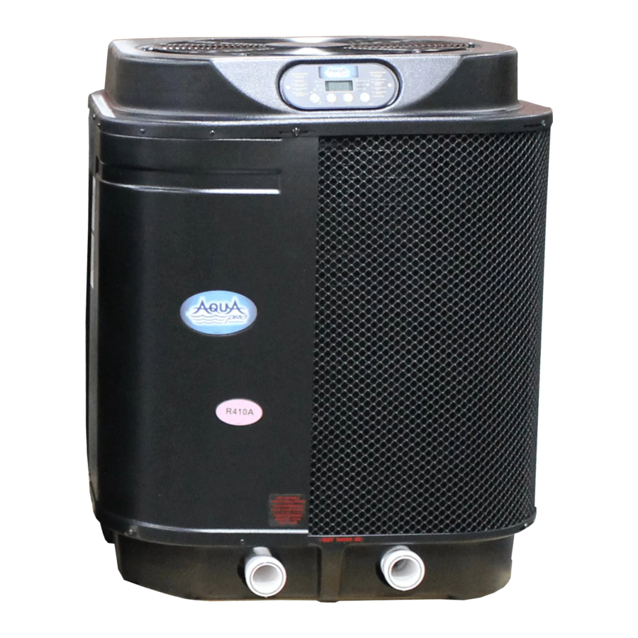 User Manuals: AquaPRO PRO800 Pool Heat Pump