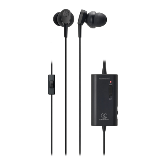 Audio Technica ATH-ANC33iS QuietPoint Instruction Manual