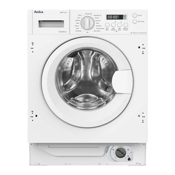 Amica AWT714S Operating Instructions Manual