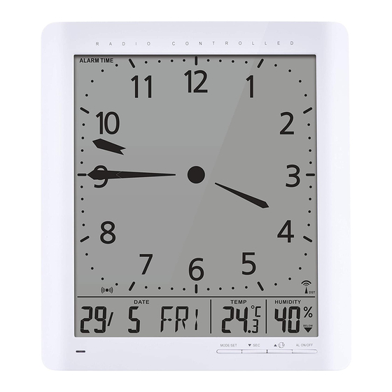 User Manuals: Emos E9280 Wall Clock